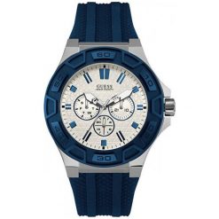 Guess Mens Sport FORCE W0674G4. Niebieskie zegarki sportowe Guess, z aplikacjami. W wyprzedaży za 423.00 zł.