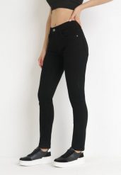 Czarne Jeansy Skinny z Regularnym Stanem Ciani. Czarne jeansy damskie Born2be, bez wzorów, z jeansu. Za 79.99 zł.