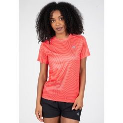 Mokena Koszulka - Czerwony. Czerwone bluzki damskie GORILLA WEAR, xl, bez wzorów, sportowe, bez kołnierzyka, bez ramiączek. Za 191.00 zł.