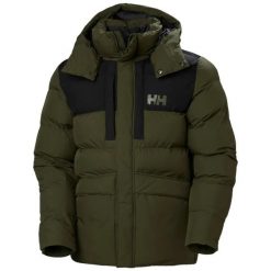 Kurtka puchowa Helly Hansen. Czarne kurtki męskie Helly Hansen, na zimę, l, bez wzorów, z materiału, bez kaptura. Za 1,403.65 zł.