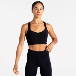 Biustonosz sportowy damski Swift. Brązowe bielizna sportowa damska Dare 2B, xl, bez wzorów, z elastanu. W wyprzedaży za 109.99 zł.