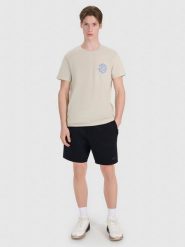 4F Spodenki dresowe męskie - czarne XL. Czarne szorty męskie 4F, bez wzorów, z dresówki, sportowe. Za 129.99 zł.