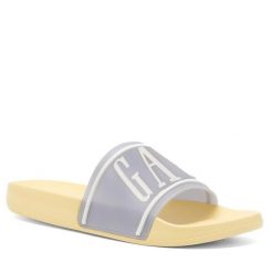 Klapki Gap. Szare klapki damskie GAP, bez wzorów, bez obcasa, bez zapięcia. Za 79.99 zł.