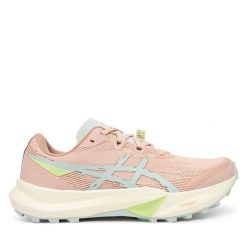 Buty do biegania Asics. Czerwone obuwie sportowe damskie Asics, bez wzorów, bez zapięcia, do biegania. Za 499.99 zł.