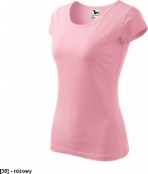 Pure 122 - ADLER - Koszulka damska, 150 g/m2 - różowy 2XL. Czerwone bluzki damskie MALFINI, m, bez wzorów, bez kołnierzyka, bez ramiączek. Za 26.92 zł.