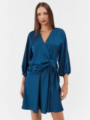 Please Sukienka koktajlowa A1UYAP7000 Turkusowy Regular Fit. Niebieskie sukienki damskie Please, s, bez wzorów, z syntetyku, wizytowe, bez kołnierzyka, bez ramiączek. Za 279.99 zł.