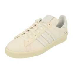 Buty do chodzenia męskie Adidas Campus 80S. Białe buty sportowe męskie Adidas, bez wzorów, bez zapięcia, do biegania, Adidas Campus. Za 389.00 zł.