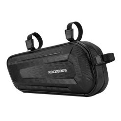 Sakwa rowerowa na ramę, torba na gmole motocyklowe ROCKBROS wodoodporna. Czarne torby na ramię męskie ROCKBROS, z materiału, na ramię. Za 94.99 zł.