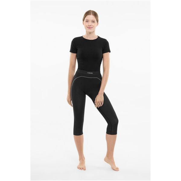 Bielizna damska VIKING Etna 2.0 Lady Pants 3/4 Bamboo. Czarna bielizna sportowa damska Viking, bez wzorów. Za 99.90 zł.
