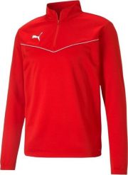 Puma Bluza męska Puma teamRISE 1 4 Zip Top czerwona 657394 01 L. Czerwone bluzy męskie Puma, l, bez wzorów, bez ramiączek, bez kaptura. Za 154.94 zł.
