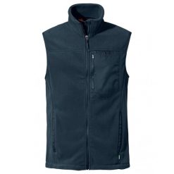 Kurtka bez rękawów VAUDE Rosemoor. Niebieskie kurtki sportowe męskie Vaude, m, bez wzorów, z materiału, bez kaptura, wspinaczkowe. Za 375.70 zł.