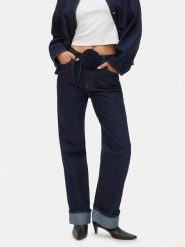 Vero Moda Jeansy Vmallison Mr Straight Rosebelt Jns Si346 10339315 Granatowy Regular Fit. Niebieskie jeansy damskie Vero Moda, bez wzorów, z bawełny. Za 219.99 zł.