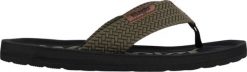 Wrangler Klapki męskie Wrangler Zane Flipflop czarno-oliwkowe 20261061 58C 43. Czarne klapki męskie Wrangler, bez wzorów, bez zapięcia. Za 108.99 zł.