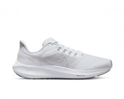 Buty do biegania męskie Nike Air Zoom Pegasus 39. Białe buty sportowe męskie Nike, bez wzorów, bez zapięcia, do biegania. Za 399.99 zł.