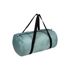 Torba fitness kardio składana 30 l bordowa. Fioletowe torby sportowe męskie DOMYOS, bez wzorów, z materiału. Za 19.99 zł.