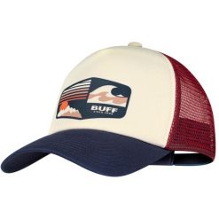 Czapka z daszkiem BUFF TRUCKER CAP JARI MULTI L/XL. Żółte czapki damskie Buff, bez wzorów, z materiału, klasyczne. Za 119.99 zł.