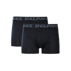 Bokserki bambusowe męskie Endurance Brighton 2-pack. Czarne bokserki męskie Endurance, bez wzorów. Za 109.99 zł.