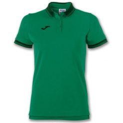 Koszulka polo do tenisa damska Joma Bali II. Zielone bluzki damskie Joma, xl, bez wzorów, sportowe, bez kołnierzyka, bez ramiączek. Za 163.85 zł.