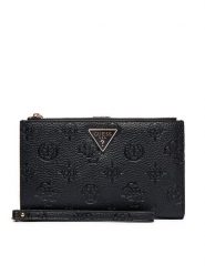 Guess Portfel Cresidia II Slg SWPD98 88157 Czarny. Czarne portfele damskie Guess, ze skóry. Za 229.99 zł.