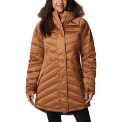 Kurtka damska Street Columbia Lay D Down III Mid. Brązowe kurtki sportowe damskie Columbia, xl, bez wzorów, bez ramiączek, bez kaptura, trekkingowe. Za 1,499.00 zł.