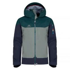 Kurtka narciarska Elevenate Bec de Rosses XI. Szare kurtki sportowe męskie ELEVENATE, m, bez wzorów, z gore-texu, bez kaptura, narciarskie, gore-tex. Za 3,095.50 zł.