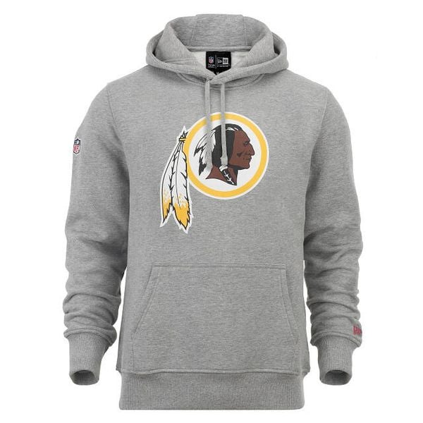 Bluza z kapturem Washington Commanders NFL. Szare bluzy męskie New Era, m, bez wzorów, z kapturem. W wyprzedaży za 279.35 zł.