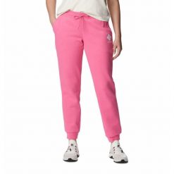 Spodnie Dresowe Damskie Columbia Logo II Jogger. Czerwone spodnie dresowe damskie Columbia, bez wzorów, z dresówki, sportowe. Za 137.99 zł.