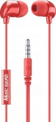 Słuchawki Cellular Line IN-EAR EARPHONES WITH MIC UNIV. RED. Czerwone słuchawki dokanałowe Cellular Line. Za 54.99 zł.