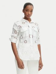 Iconique Koszula Blake IC26-005 Biały Regular Fit. Białe koszule damskie Iconique, m, bez wzorów, z bawełny, bez kołnierzyka, bez ramiączek. Za 359.99 zł.