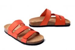 DR. BRINKMANN 700669-62 orange, klapki damskie. Brązowe klapki damskie Dr. Brinkmann, bez wzorów, ze skóry, bez obcasa, bez zapięcia. Za 225.17 zł.