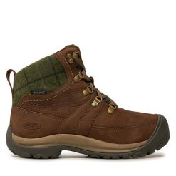 Trekkingi Keen. Brązowe obuwie trekkingowe damskie Keen, bez zapięcia. Za 469.99 zł.
