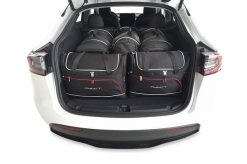 Torby Do Bagażnika Tesla Model Y Ev 2020+ 5Szt Kjust. Czarne torby podróżne damskie KJUST, bez wzorów, z kauczuku. Za 1,444.00 zł.