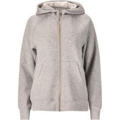Damska bluza z kapturem full zip Athlecia Jacey. Szare bluzy damskie Athlecia, bez wzorów, sportowe, bez ramiączek, z kapturem. Za 296.50 zł.