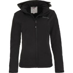 Kurtka softshell damska Spitsbergen — Wiatroodporna i oddychająca. Czarne kurtki sportowe damskie ZEAGLE, bez wzorów, z softshellu, bez ramiączek, bez kaptura, trekkingowe. Za 274.99 zł.