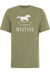 Męski T-Shirt Mustang Style Alex Four Leaf Clover 1017993 6352. T-shirty męskie Mustang, l, bez wzorów, bez kołnierzyka, bez ramiączek. Za 79.99 zł.