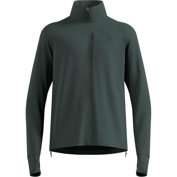Kurtka ocieplana Odlo Jacket ZEROWEIGHT PRO WARM REFLECTIVE. Szare kurtki męskie ODLO, bez wzorów, bez kaptura, do biegania. Za 859.99 zł.