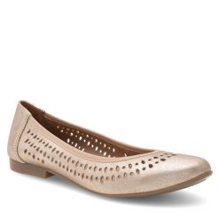 Baleriny Lasocki. Żółte balerinki damskie Lasocki, bez wzorów, bez obcasa, bez zapięcia. Za 139.99 zł.