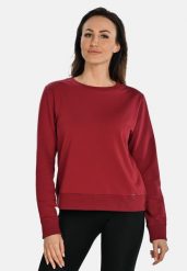 Bawełniana bluza damska z okrągłym dekoltem Teyli Ellis. Czarne bluzy damskie Teyli, l, bez wzorów, z bawełny, klasyczne, bez ramiączek, bez kaptura. Za 229.99 zł.