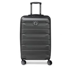 Walizka na kółkach Delsey Air Amour, średnia 68 cm. Czarne walizki męskie DELSEY PARIS, bez wzorów, z materiału, duże. Za 796.50 zł.
