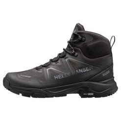 Buty turystyczne męskie Helly Hansen Cascade Mid HT. Czarne buty sportowe męskie Helly Hansen, bez wzorów, bez zapięcia. Za 599.99 zł.