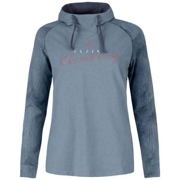 Bluza damska z kapturem Rafiki Estrella. Czarne bluzy damskie RAFIKI, bez wzorów, z bawełny, bez ramiączek, z kapturem. Za 340.75 zł.