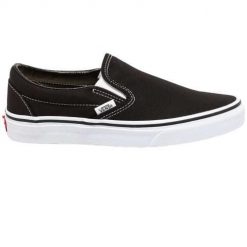 Buty na deskorolkę dla dorosłych Vans Classic. Czarne buty sportowe męskie Vans, bez wzorów, bez zapięcia, vans classic. Za 314.80 zł.