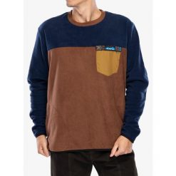 Bluza bez kaptura Kavu Crew Who. Brązowe bluzy męskie KAVU, m, bez wzorów, bez ramiączek, bez kaptura. Za 277.99 zł.