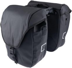 Torba rowerowa na bagażnik „Commuter Side Set”. Czarne torby na laptopa damskie ATRAN VELO, bez wzorów, duże. Za 638.90 zł.