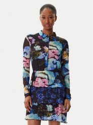 Desigual Sukienka codzienna Coral Lacroix 25WWVK10 Kolorowy Regular Fit. Sukienki damskie Desigual, na co dzień, m, bez wzorów, z wiskozy, bez kołnierzyka, bez ramiączek, proste. Za 489.99 zł.