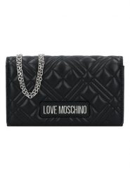 LOVE MOSCHINO Torebka JC4248PP0MLA000B Czarny. Czarne listonoszki damskie Love Moschino, bez wzorów, ze skóry, bez dodatków. Za 399.99 zł.