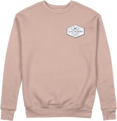 Bluza z naszywką – okrągły dekolt / dla dorosłych (różowa). Czerwone bluzy damskie SURF MONKEY, m, z aplikacjami, z bawełny, klasyczne, bez ramiączek, bez kaptura. Za 269.95 zł.