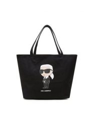 KARL LAGERFELD Torebka 230W3180 Czarny. Czarne shopperki damskie KARL LAGERFELD, bez wzorów, z materiału, bez dodatków. Za 189.99 zł.