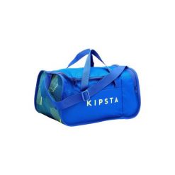 Torba sportowa Kipocket 20 Litrów. Fioletowe torby sportowe męskie KIPSTA, bez wzorów, z materiału. Za 19.99 zł.