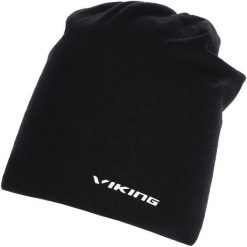 Czapka dla dorosłych Viking Mundo Merino. Czarne czapki damskie Viking, na zimę, bez wzorów, sportowe. Za 76.00 zł.